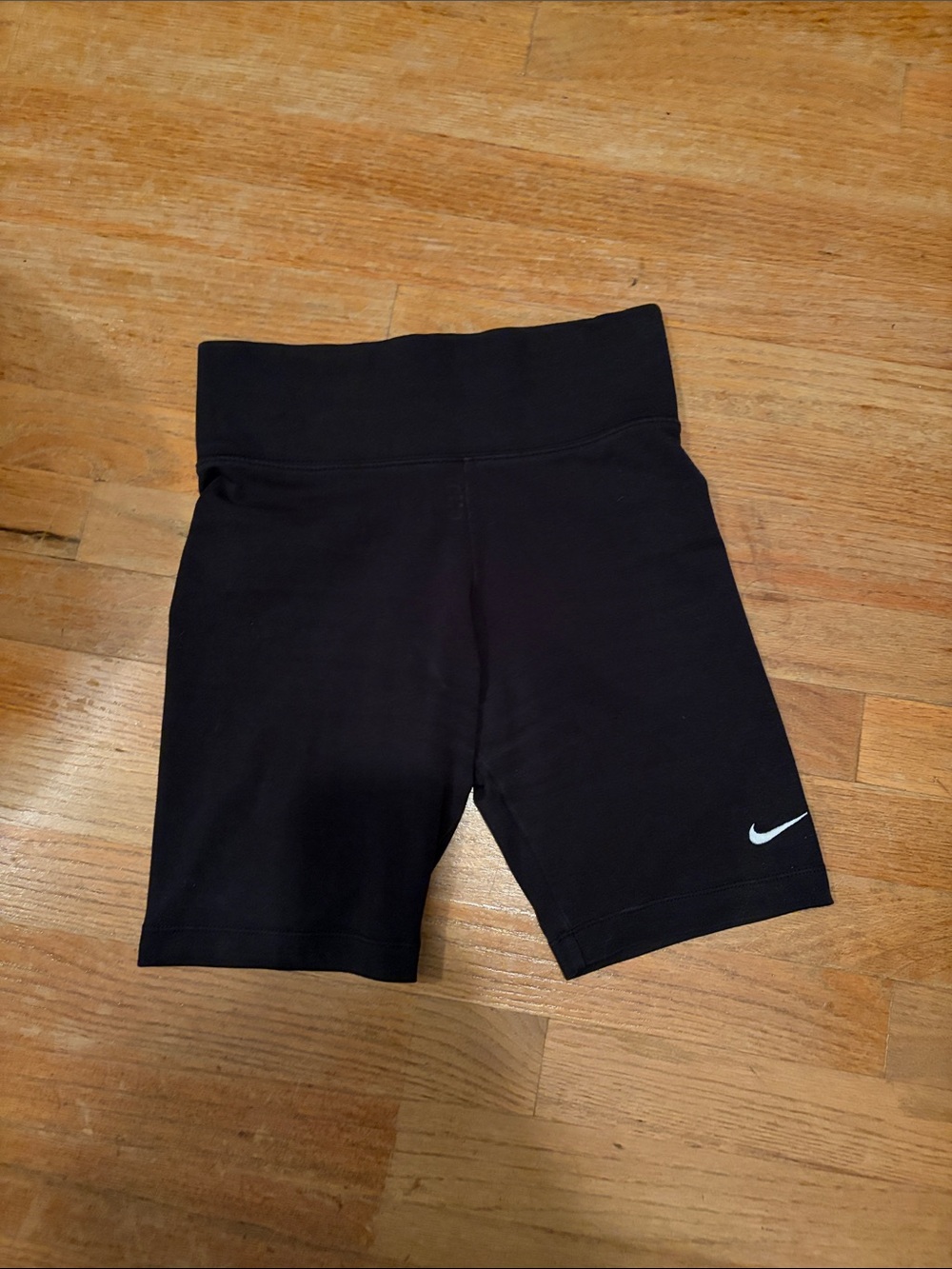 Nike Black Shorts with White Swoosh S/P